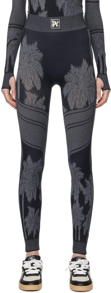 Palm Angels Black Baselayer Ski Leggings Cover