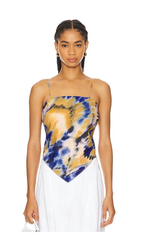 LNA Scarf Tank in Blue Cover