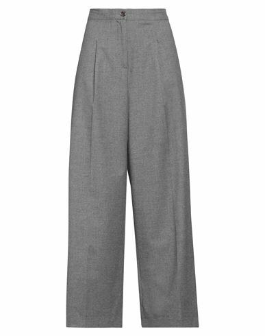 Diana Gallesi Woman Pants Grey Polyester, Viscose, Elastane Cover