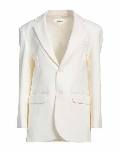 P. a.r. o.s. h. Woman Blazer Ivory Virgin Wool, Elastane Cover