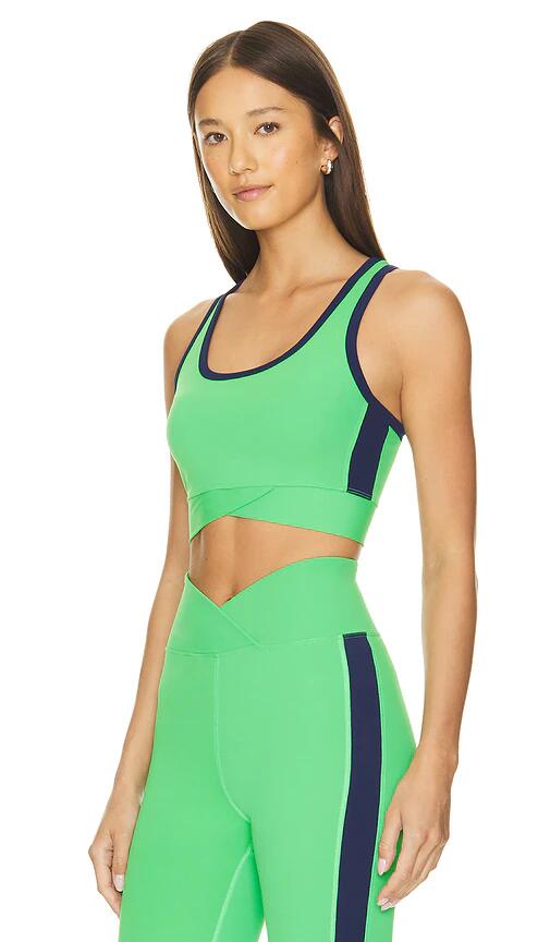 YEAR OF OURS Sport Track Bra in Green Cover