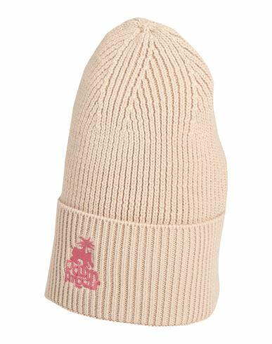 Palm Angels Man Hat Beige Wool, Acrylic, Polyester Cover