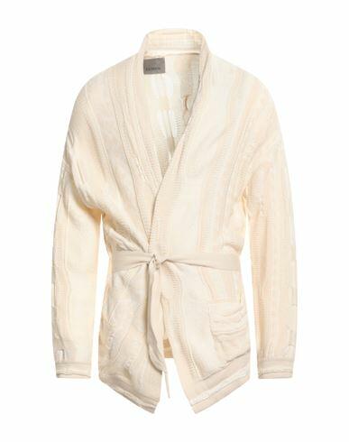 Laneus Man Cardigan Cream Cotton Cover