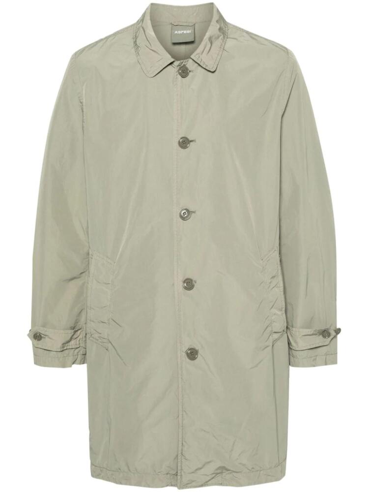 ASPESI water-repellent raincoat - Green Cover