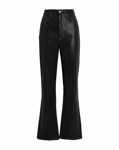 Topshop Woman Jeans Black Cotton Cover