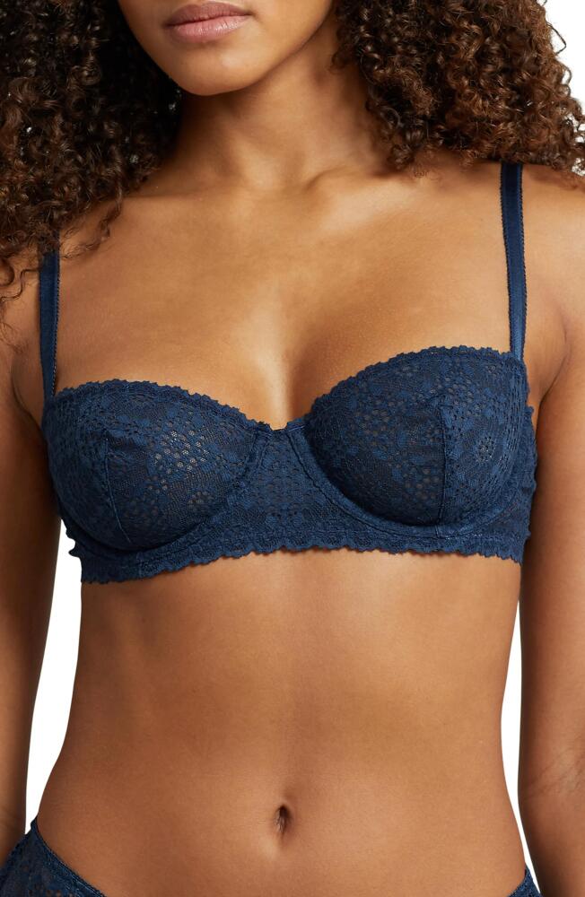 Polo Ralph Lauren Lace Underwire Balconette Bra in Denim Cover