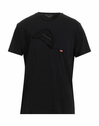 Daniele Alessandrini Man T-shirt Black Cotton Cover