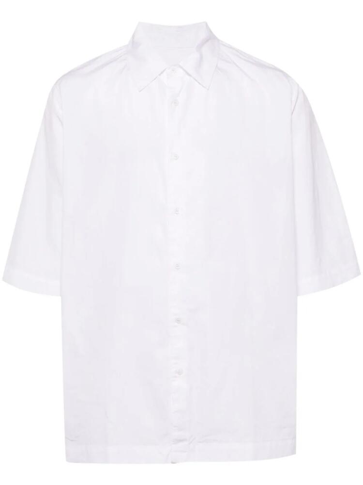 Casey Casey short-sleeve cotton shirt - White Cover