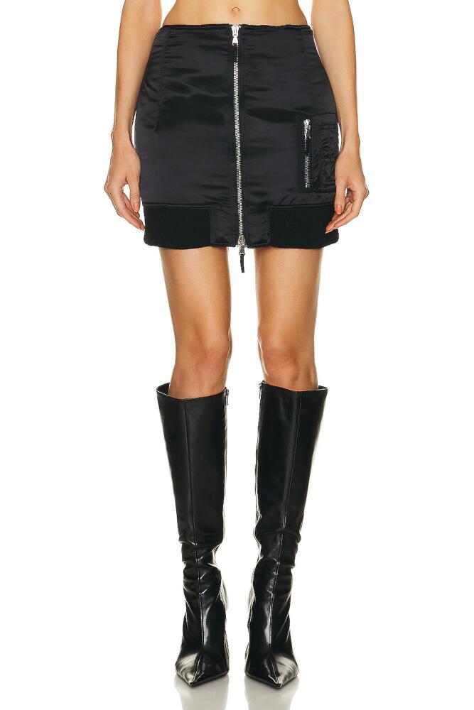 Jean Paul Gaultier Embroidered Mini Skirt in Black Cover