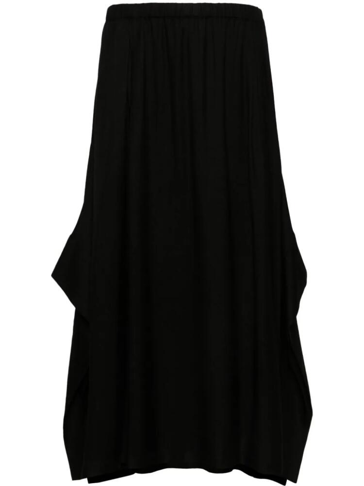 Yohji Yamamoto R-Cuff midi skirt - Black Cover