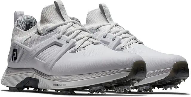 FootJoy Hyperflex Carbon Golf Shoes (White/White/Grey) Men's Shoes Cover