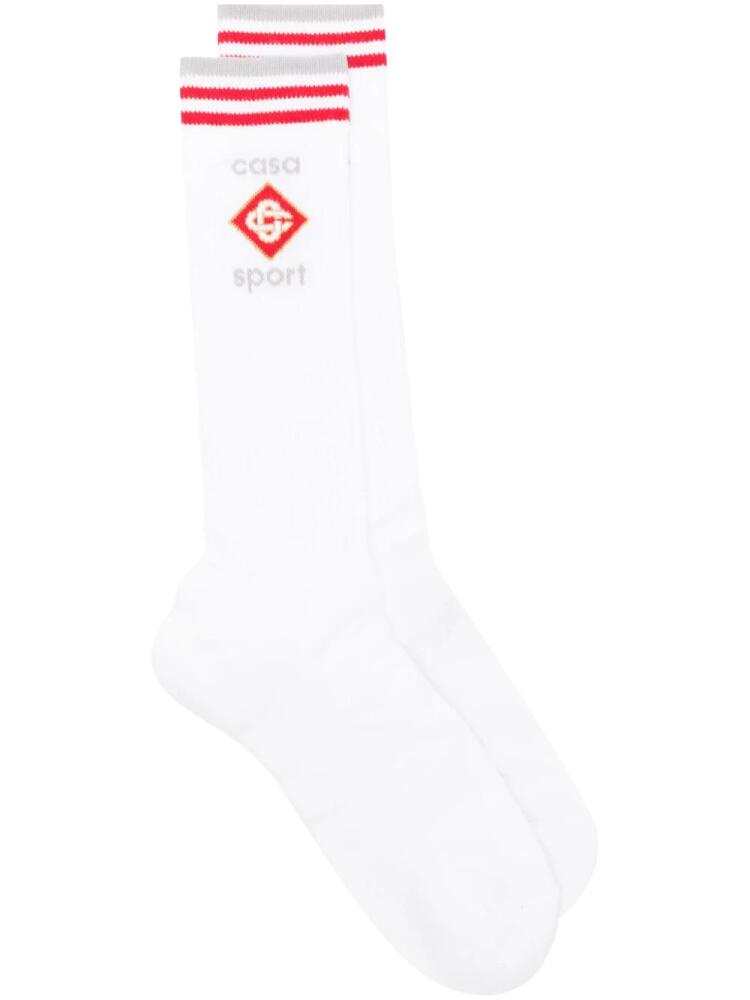 Casablanca Casa Sport socks - White Cover