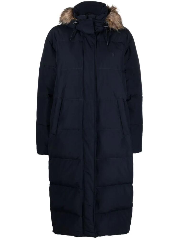 Polo Ralph Lauren concealed-fastening hooded parka - Blue Cover