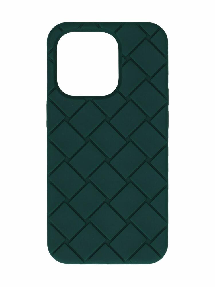 BOTTEGA VENETA Intreccio Silicone Iphone 14 Pro Case Cover