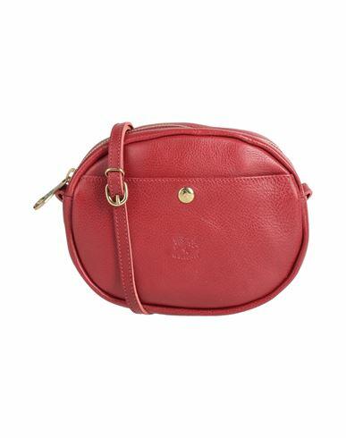 Il Bisonte Woman Cross-body bag Brick red Soft Leather Cover