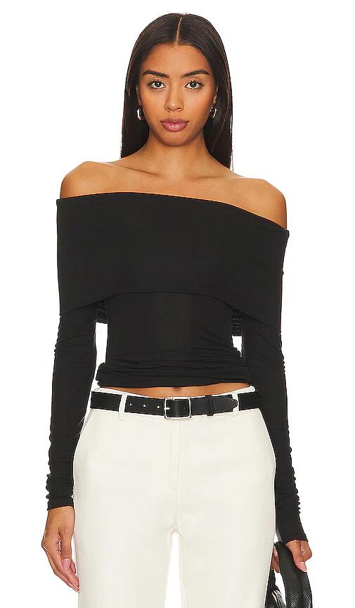 Rue Sophie Triomphe Top in Black Cover