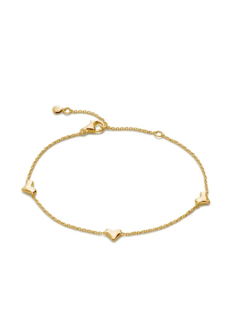 Monica Vinader heart chain bracelet - Gold Cover