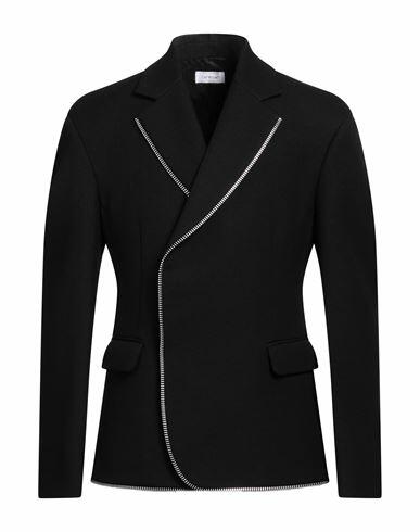 Off-white Man Blazer Black Virgin Wool Cover