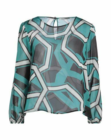 Biancoghiaccio Woman Top Deep jade Polyester Cover