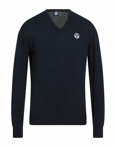 North Sails Man Sweater Midnight blue Cotton Cover