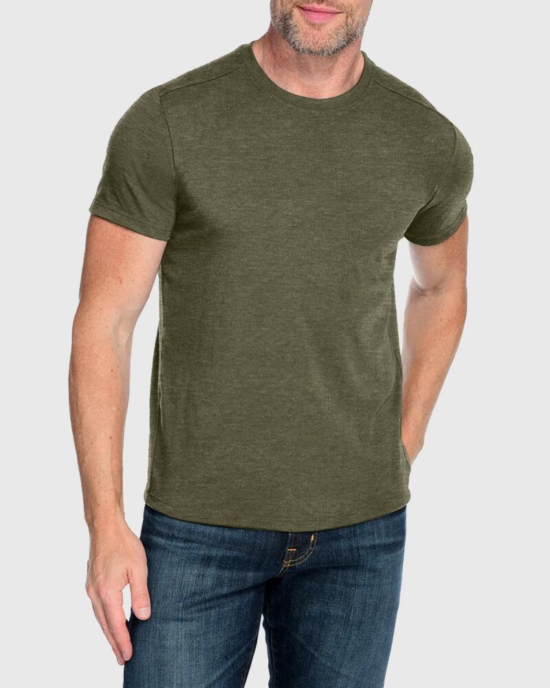 Fisher + Baker Men's Everyday Wool Crewneck T-Shirt Cover