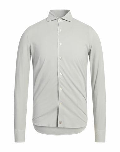 Sonrisa Man Shirt Light grey Cotton, Elastane Cover