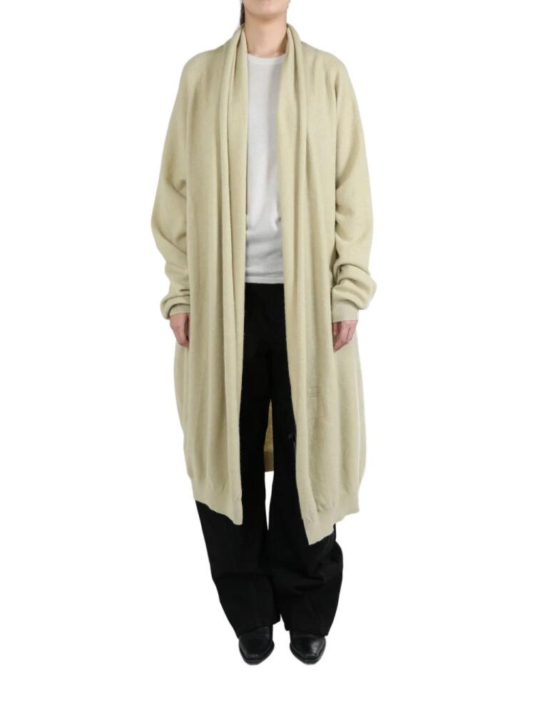 Frenckenberger cashmere cardi-coat - Neutrals Cover