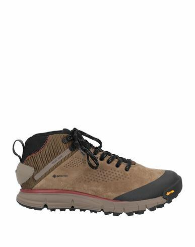 Danner Man Sneakers Khaki Soft Leather, Textile fibers Cover