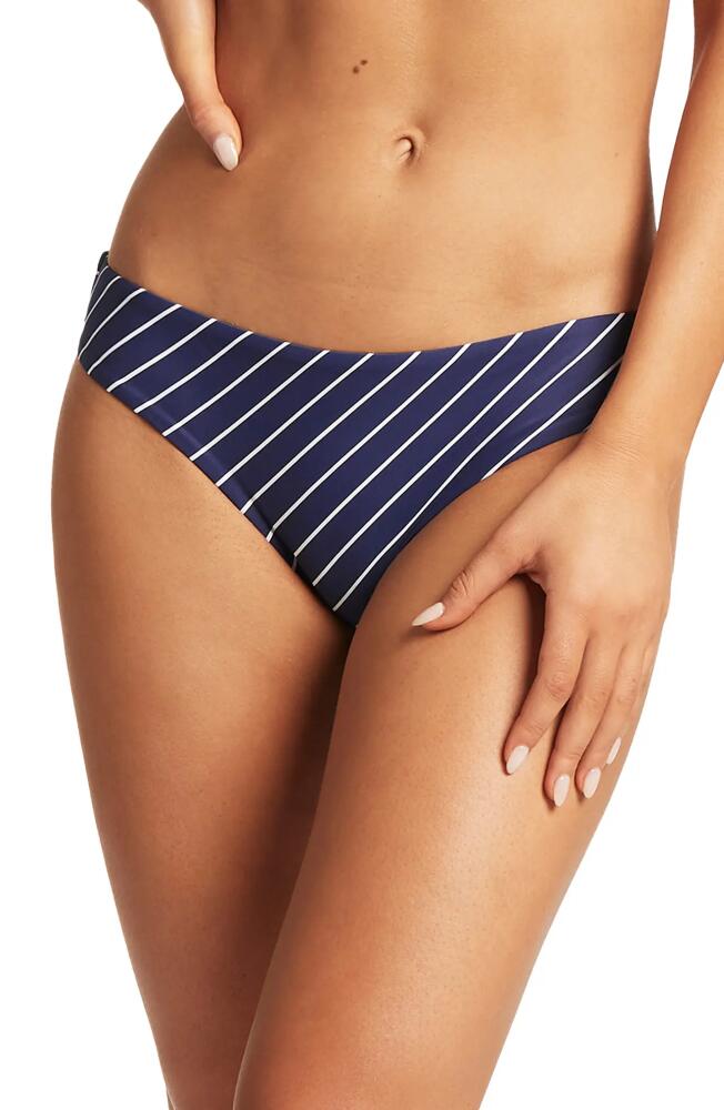 Sea Level Stripe Bikini Bottoms in Navy Cover