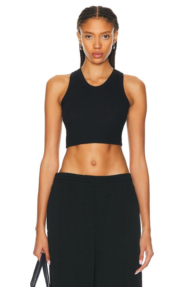 LESET Kelly Racerback Tank Top in Black Cover