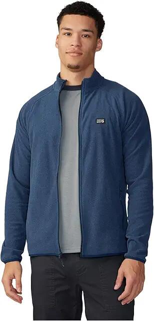 Mountain Hardwear Microchill Full Zip Jacket (Hardwear Navy Heather) Men's Clothing Cover