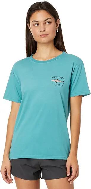 Salty Crew Bruce Boyfriend Short Sleeve Tee (Sea Green) Women's Clothing Cover