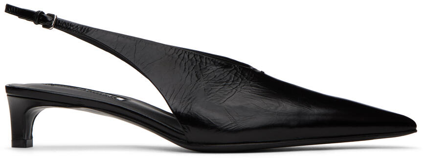 Jil Sander Black Slingback Heels Cover