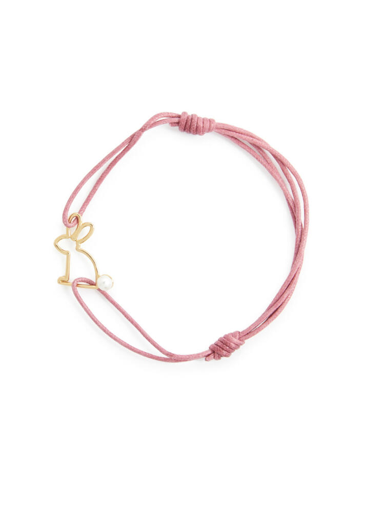 Aliita Conejito Perla Cord Bracelet - Pink Cover