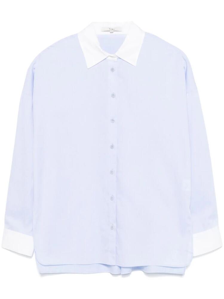 Tibi Gabe shirt - Blue Cover