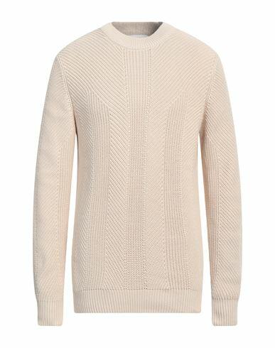 Selected Homme Man Sweater Beige Organic cotton, Cotton Cover