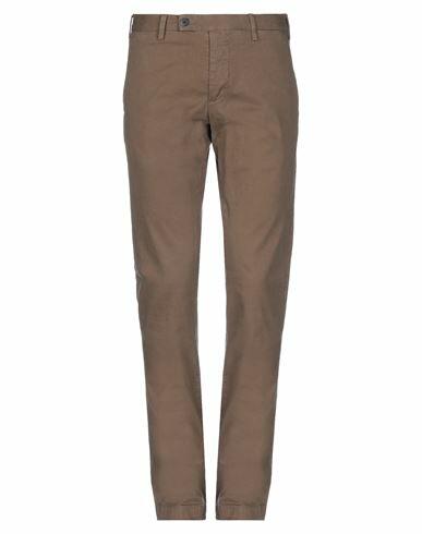 At. p.co Man Pants Brown Cotton, Elastane Cover