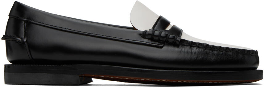 Sebago Black & White Dan Lug Loafers Cover