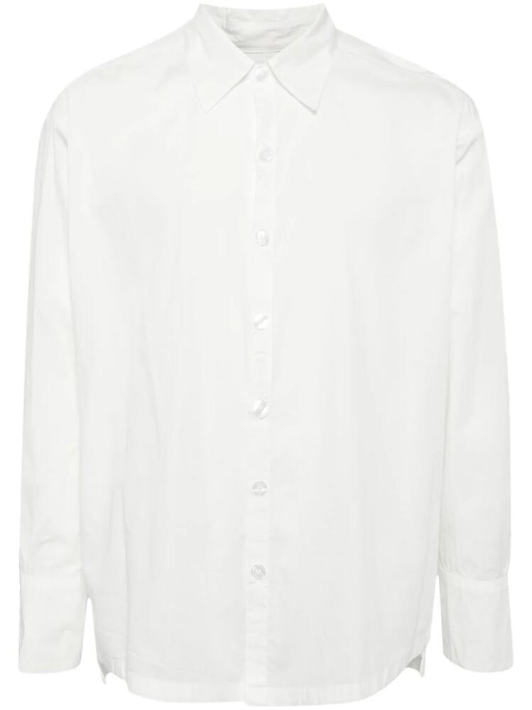 Greg Lauren long-sleeve cotton shirt - White Cover