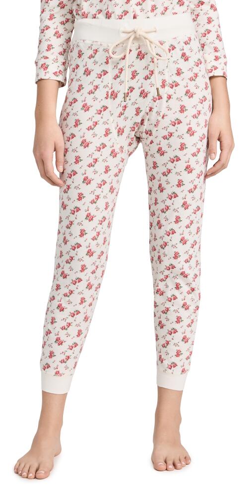 THE GREAT. The Long John Sweatpants Teatime Rose Print Cover