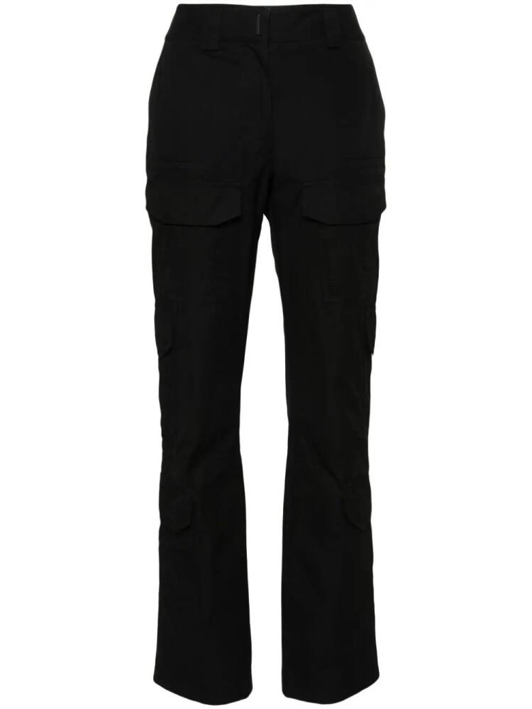 Givenchy fine-check-pattern cargo trousers - Black Cover