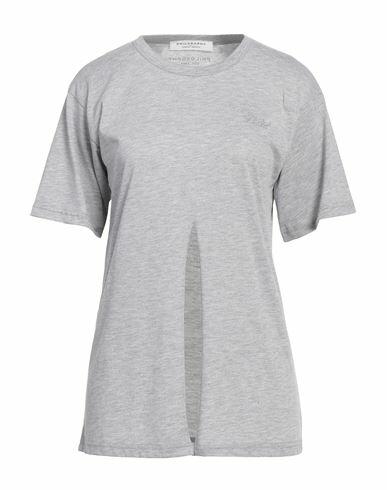 Philosophy Di Lorenzo Serafini Woman T-shirt Grey Cotton Cover