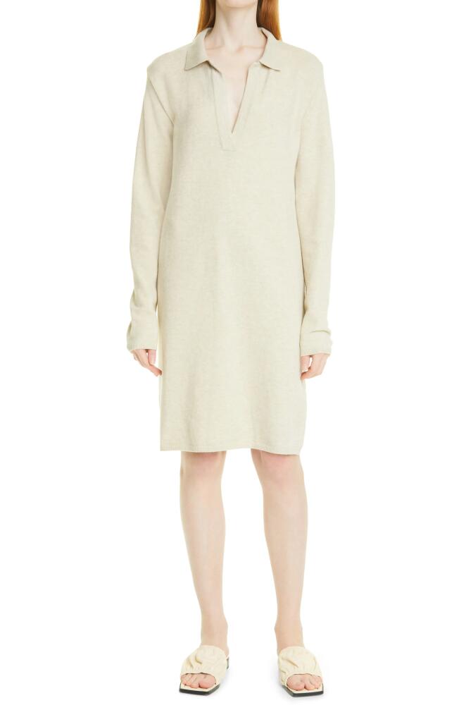 Birgitte Herskind Harriet Long Sleeve Sweater Dress in Chalk Cover