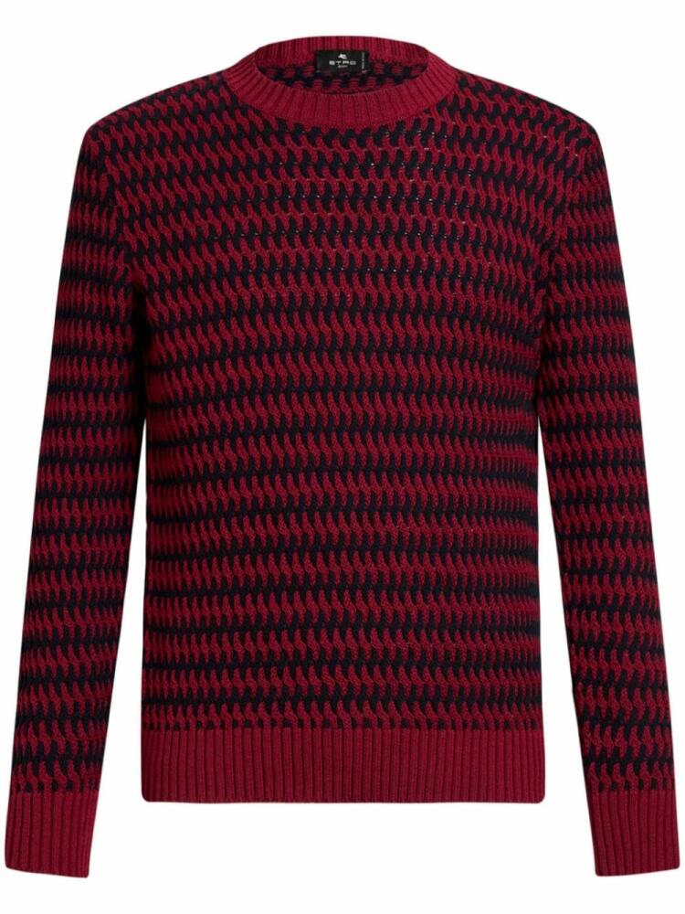 ETRO crew-neck wool jumper - Red Cover