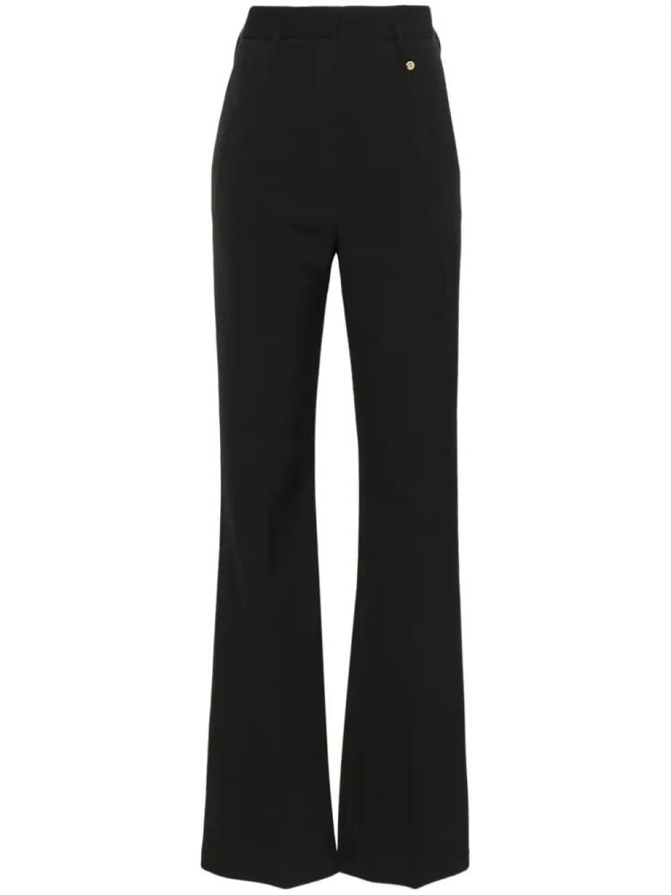 NISSA high-waisted straight-leg trousers - Black Cover