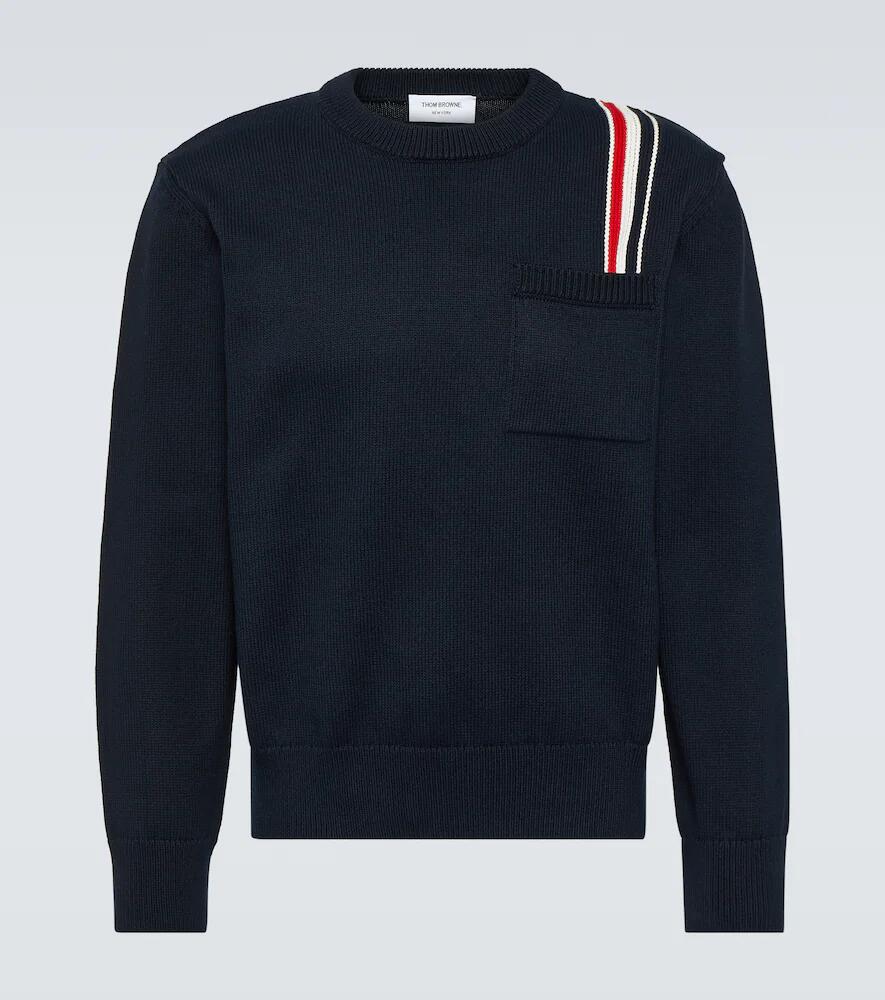 Thom Browne RWB Stripe cotton sweater Cover