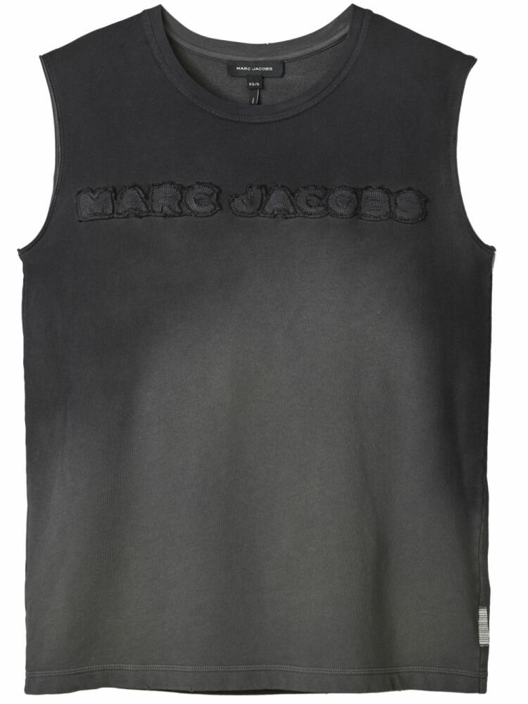 Marc Jacobs Grunge spray-effect tank top - Grey Cover