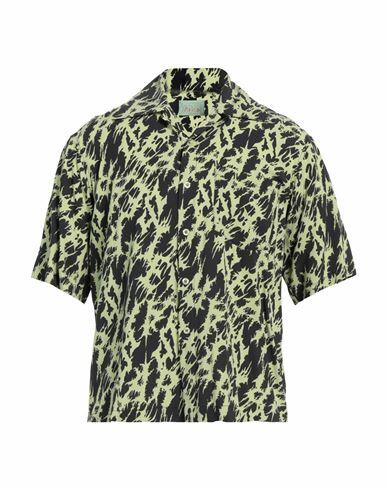 Aries Man Shirt Sage green Viscose Cover