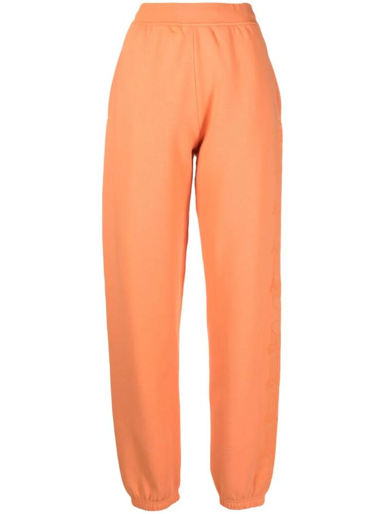 Aries reflective-column track pants - Orange Cover