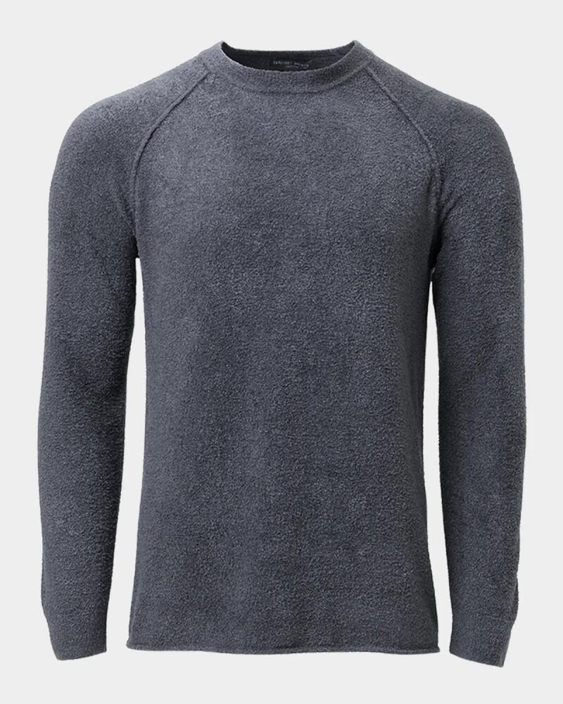 Barefoot Dreams Men's CozyChic Lite Raglan Crewneck Sweater Cover